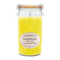 Duftkerze Im Xl-Weckglas®, 100% Pflanzliches Stearin, 100% Natur, Kerzenfarm Hah