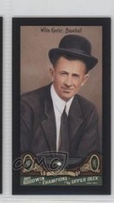 2011 Upper Deck Goodwin Champions Mini Red Lady Luck Back Willie Keeler HOF 0a1