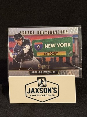 George Lombard Jr. 2025 Panini Select - #14 - Select Destinations - Yankees (RC)