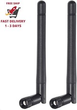 Antena WiFi de banda dual de 2,4 GHz, 5 GHz y 5,8 GHz, 3 dBi, MIMO, RP-SMA macho