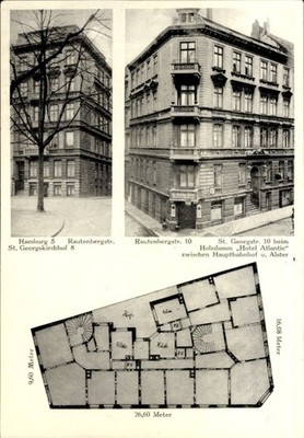 Ak Hamburg Mitte St. Georg, Gasthaus Otto Bannecke, St. Georgstraße 10 - 4282791