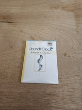 Round the Clock Summertime Control Top Pantyhose Size D Ivory Sheer Sandal Toe