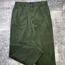 VTG Abercrombie Fitch Pants Mens 38x34 Green ...