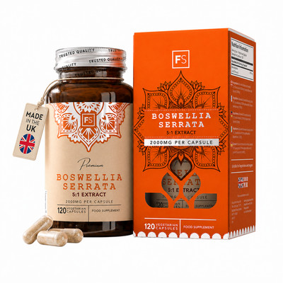 Boswellia serrata | 120 2000mg Kapseln - entzündungshemmende Gelenkpflege Unterstützung