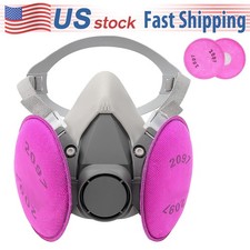 Half Face Respirator Mask P100 Particulate Welding Painting Dust Construction