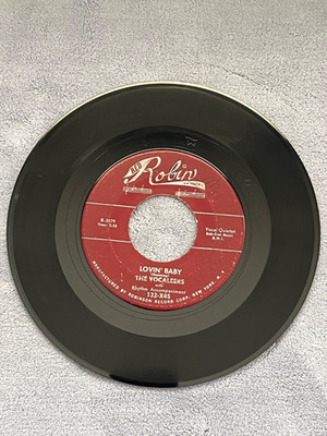 Robin The Vocaleera Lovin' Baby/Angel Face 45 Record