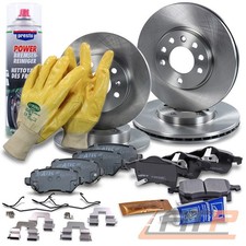 BREMSSCHEIBEN + BREMSBELÄGE BREMSKLÖTZE VORNE + HINTEN FÜR OPEL ASTRA G ZAFIRA A