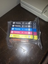 5Pack 822XL T822XL Ink Cartridge For Epson WorkForce Pro WF-3820 WF-4834 WF-4833