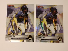Luis Pena 2025 Bowman's Best Top Prospects RC Refractor # TP-24 & Base