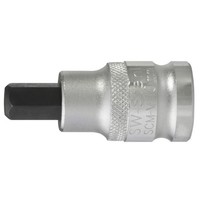 "SW-STAHL 05106L Schraubendreheinsatz, 1/2\", Innensechskant, 10 X 53 Mm"