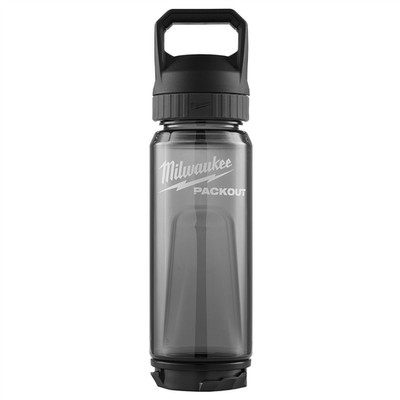 Milwaukee 48-22-8371B Milwaukee Tool PACKOUT 25oz Bottle with Chug Lid - Black