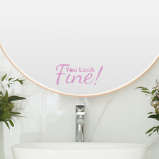 Hello Beautiful Mirror Sticker Positive Bathroom Mirror Quotes Bedroom Mirror