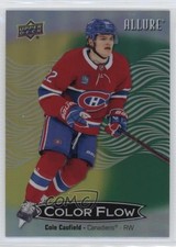 2024-25 Upper Deck Allure Color Flow Yellow Green Cole Caufield #CFL-16 1pr2