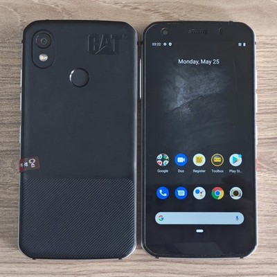 CAT S52 64GB Unlocked Black Fingerprint Unlocking Outdoor Rugged Smartphone