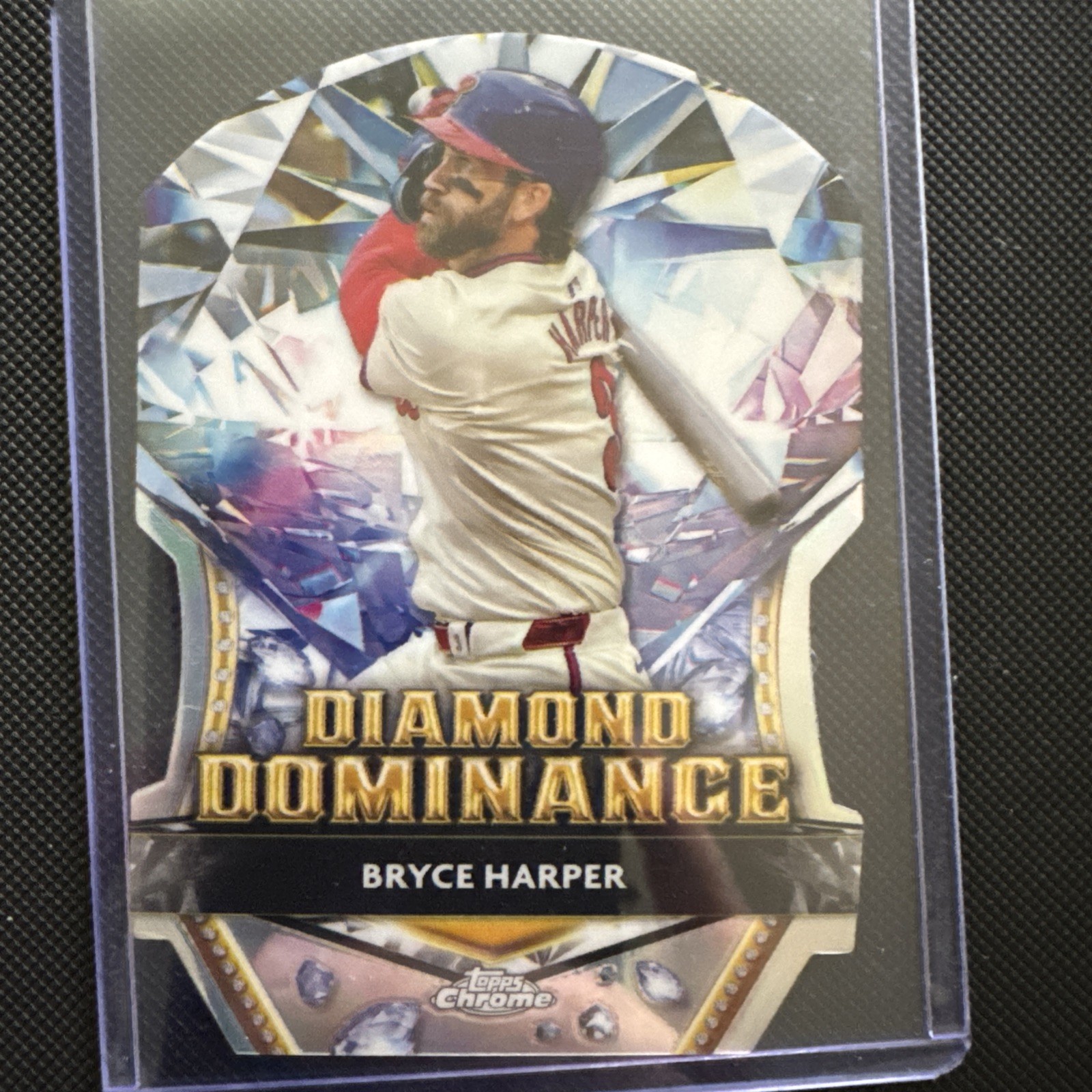 2024 Topps Chrome Update Bryce Harper Diamond Dominance #DD-22 SSP Phillies!!