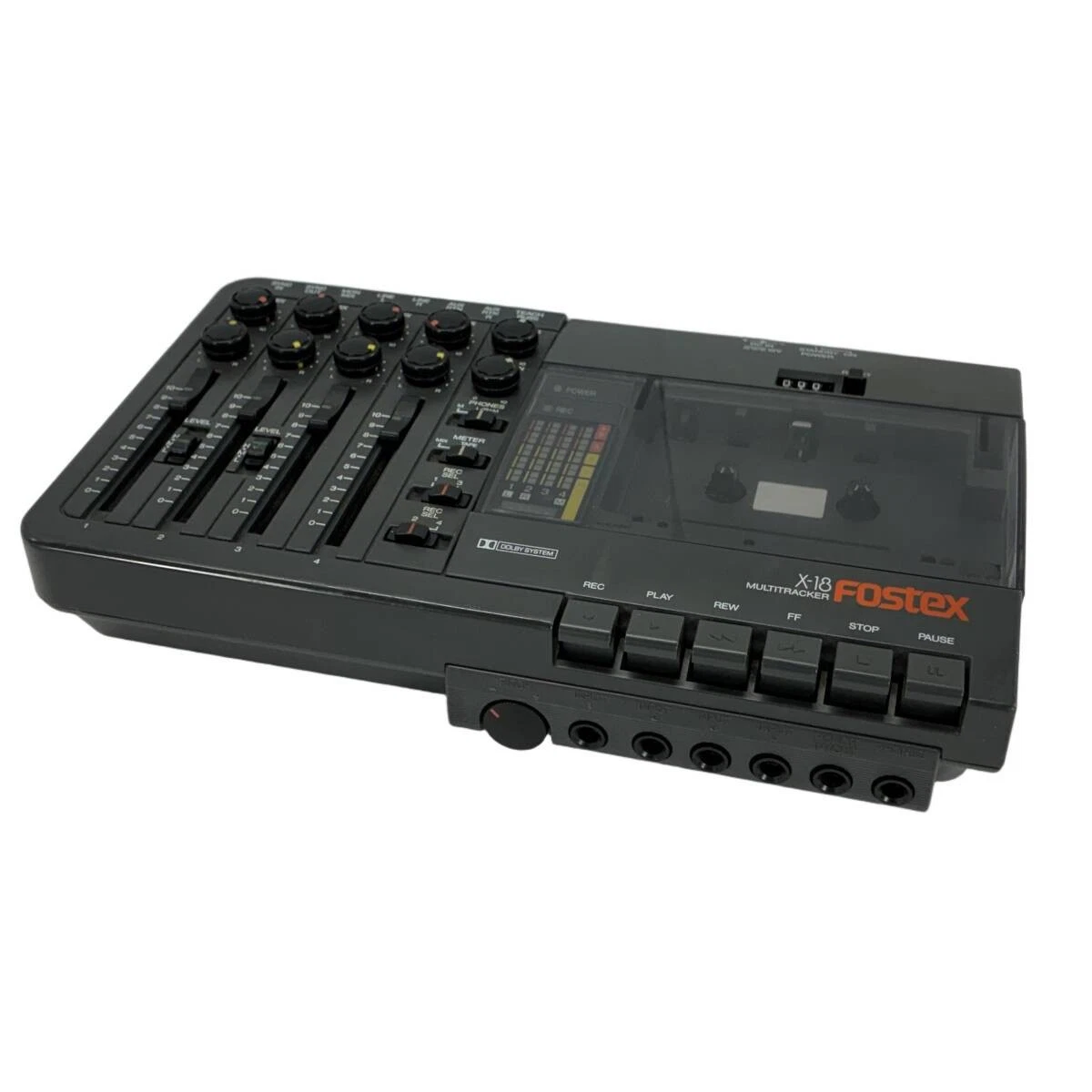 Fostex X-18 Multitracker 4 Track Cassette Tape Recorder 2 Head