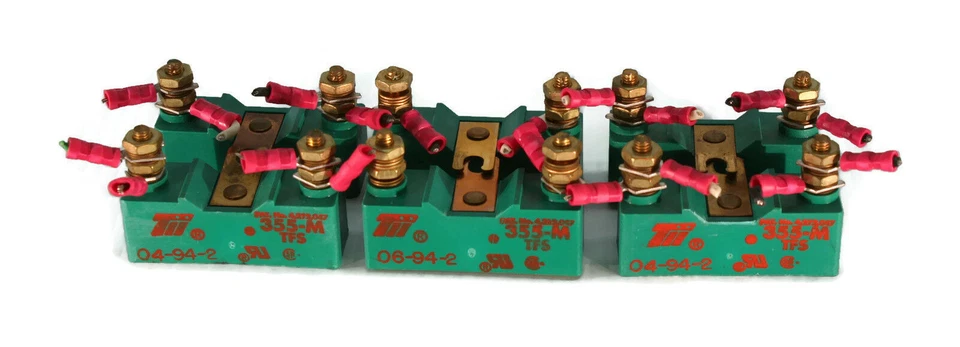 Lot Of 6 TII 355M 500V 400A Phone Line GAS Tube Surge Arrestor Module - Image 2 of 2