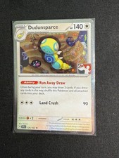 Dudunsparce 129/162 Temporal Forces Prize Pack Cosmo Holo Pokemon TCG NM