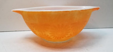 Vintage Orange Pyrex Sunflower Pattern Cinder...