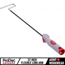 ProDec 4" Inch Extra Long (22") Arm Flexible Paint Roller Stick Frame Radiators