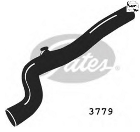 Radiator Hose Upper 498mm Pipe Length Cooling System Fits Ford Escort GATES 3779 - Image 4