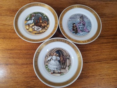 Drei feine Royal Copenhagen 1975 Hans Christian Andersen Sammlerteller (1)
