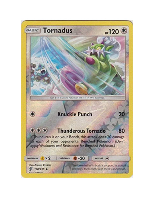 Pokémon  - Tornadus 178/236 - Reverse Holo - Unified Minds - NM/M