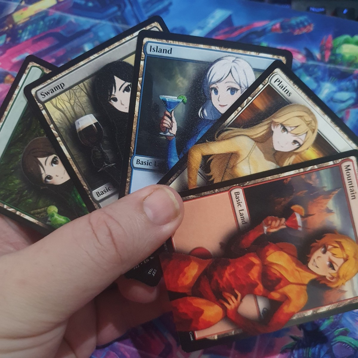 MTG Altered Art Card Set - Body Painting Anime Girls - Magic The Gathering  | eBay