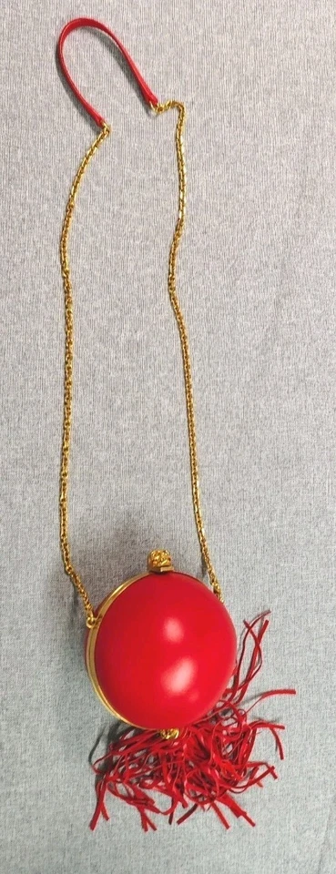 ($2,305 Розница) Редкий Красный Клатч Alexander McQueen Nappa Sphere Skull. - Изображение 4 из 4