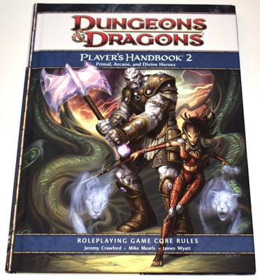 D&D RPG Player's Handbook 2 HC book 4th Edition 2009 core rules volume 4e NEW