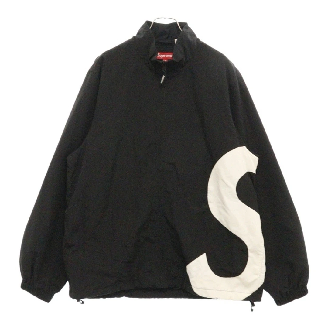 Veste de survêtement SUPREME 19SS S logo nylon noir blanc occasion df538c0adfe43f49b2048272