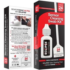 Sensor Cleaning Swab Kit - Eclipse Optic Cleaning Solution 0.5oz/15ml Typ...