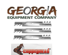3 USA MULCHING BLADES JOHN DEERE GY20852 GX21784 LA140 LA145 LA165 D140 D150 160