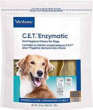 C.E.T. Enzymatic Oral Hygiene Chews for Dogs, Beef, 1.13 Pounds