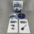 Rock Band 2 Nintendo Wii Complete w/ Manual & Inserts - Tested Working