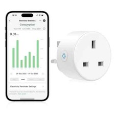 EIGHTREE Smart Plug with Energy Monitoring and Cost Estimation, Alexa Smart