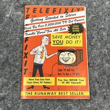 VTG Telefixit Color TV Stereo 1960 Booklet Fi...
