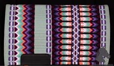 Western Horse Saddle Pad Blanket 100% New-Zealand Wool - Custom Your own Design