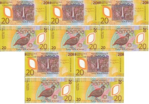Samoa - 5 pcs x 20 Tala 2023 ( 2024 ) UNC Polymer Lemberg-Zp - Picture 1 of 2