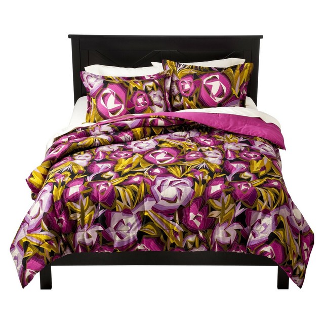 Missoni For Target Purple Passione Floral King Duvet Set Cover