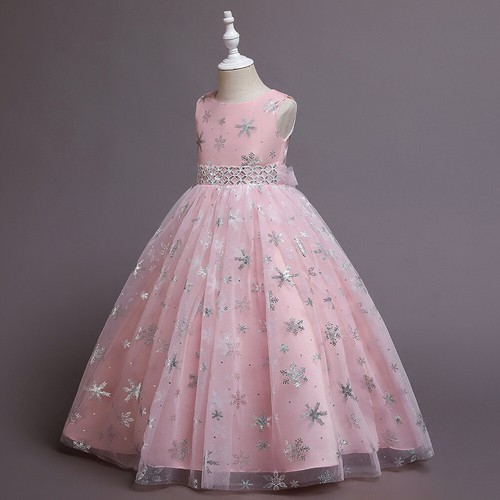 Kids Flower Girls Princess Dress Prom Party Bridesmaid Christmas Hallowmas Gown - Picture 13 of 29