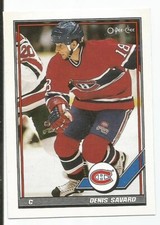 DENIS SAVARD 1991-92 O-PEE-CHEE CARD MINT CONDITION