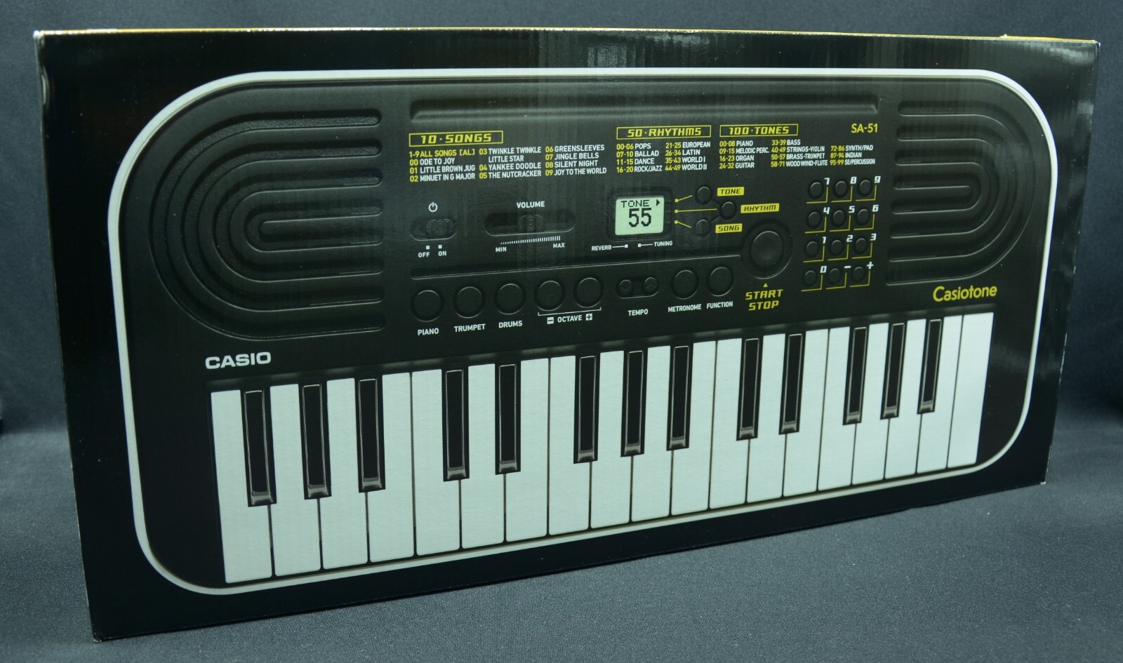 Casio Schwarz Digitalpiano Sa-51 32 Tasten Lcd Batteriebetrieb - Image 2