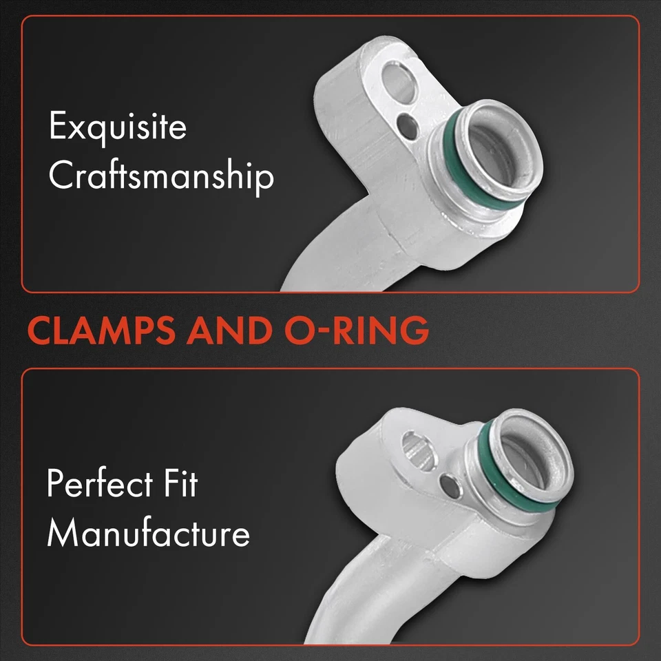 Nuevo conjunto de manguera de línea de succión de aire acondicionado para Toyota Sienna 2011-2014 2015 2016 V6 3,5 L Foto 3 de 4