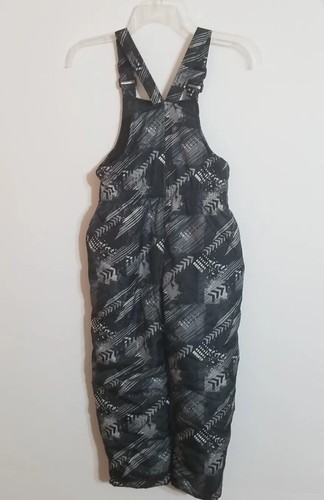 iXtreme Snow Bib Kids Size 6 Black Gray Adjustable Straps Pockets Zipper Lined - Picture 7 of 22