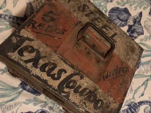 Antique Silent Movie Motion Picture “Texas Cowboy” Bob Steel Film Reel Fire Box - Picture 13 of 19