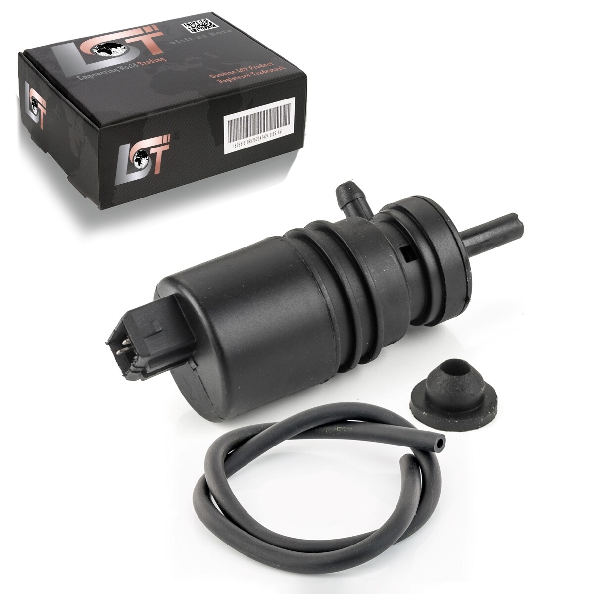 Windshield Washer Pump with Hose Wiper for Citroen Jumper III Nemo