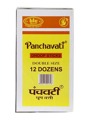 Lot De 12 Boîtes D'encens Bic Panchvati - 120 Bâtonnets - Fabriqué En Inde, écologique