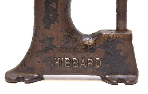VINTAGE GUSSEISEN INDUSTRIE HIBBARD BANKHALTERUNG NIETENPRESSE STANZWERKZEUG - Bild 2 von 11