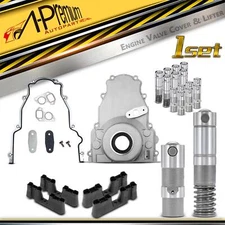 A-Premium Engine Timing Cover +AFM Valve Lifters & Trays Kit for Chevrolet GMC
